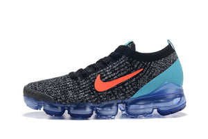 Nike Air Vapormax Flyknit 3 Black White Blue Shoes Sneakers Men Sale Size US 7, 8, 8.5, 9, 10, 11