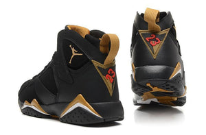 Nike Air Jordan 7 Black Gold Shoes Basketball Men