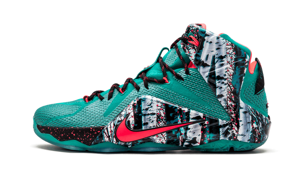 Nike Lebron 12 Xmas Emrld Green/hypr Pnch-dk Emrld