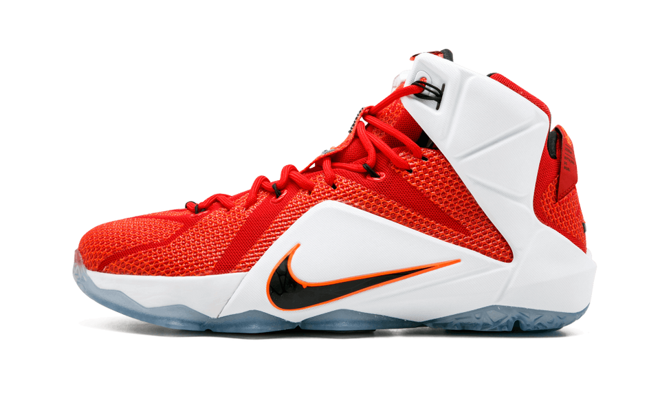 Nike Lebron 12 University Rd/blk-white-hypr C
