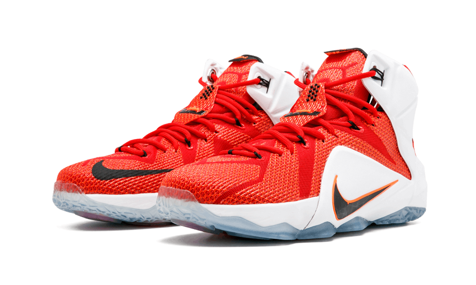 Nike Lebron 12 University Rd/blk-white-hypr C
