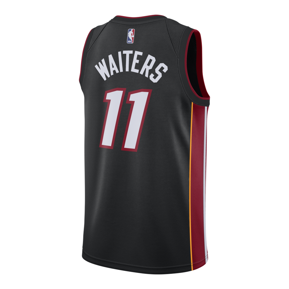 Dion Waiters Nike Miami Heat Icon Black Swingman Jersey  Black
