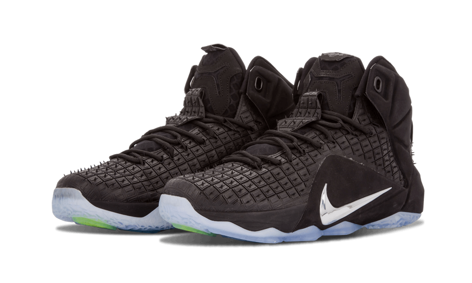 Nike Lebron 12 Ext Rc Qs Black/chrome-black