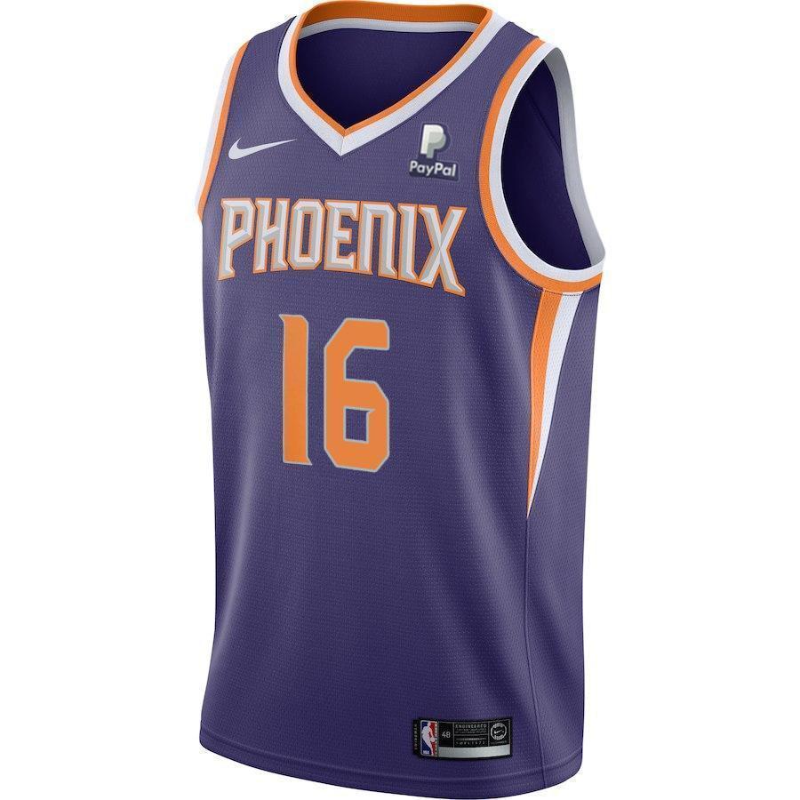 Nba Phoenix Sun Tyler Johnson Nike Icon Swingman Jersey  Purple
