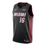 James Johnson Nike Miami Heat Icon Black Swingman Jersey  Black