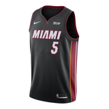 Derrick Jones Jr. Nike Miami Heat Icon Black Swingman Jersey  Black