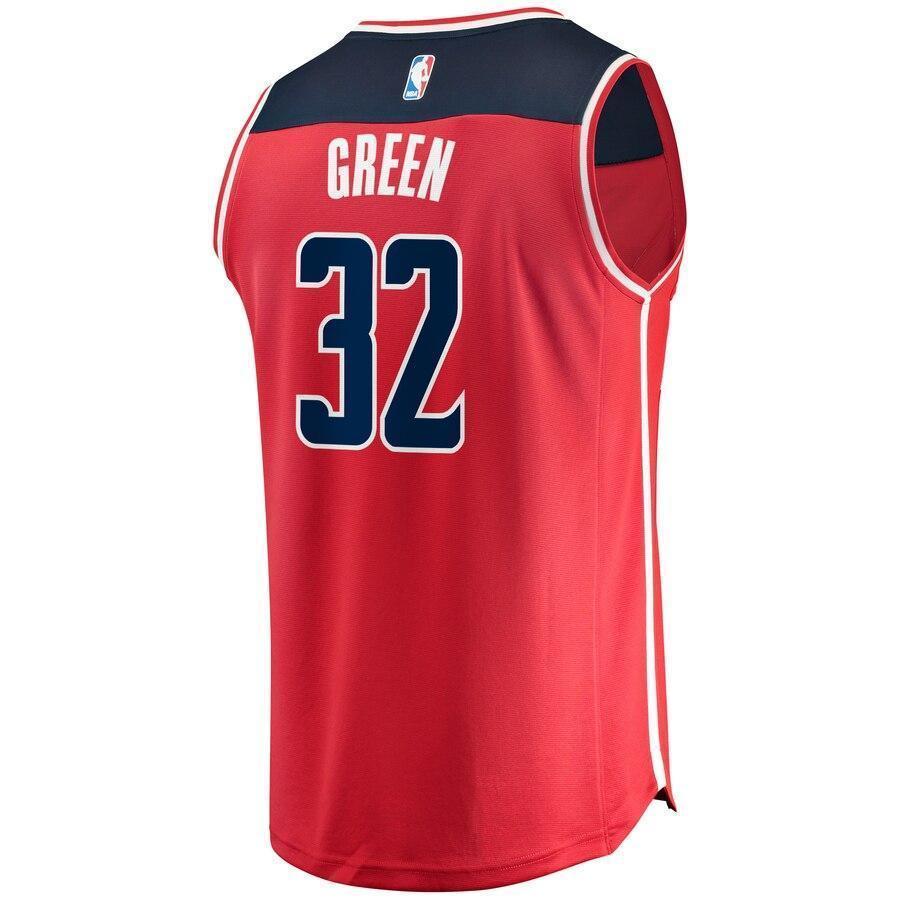 Men's Fanatics Branded Jeff Green Red Washington Wizards Fast Break Replica Jersey – Icon Edition  Red