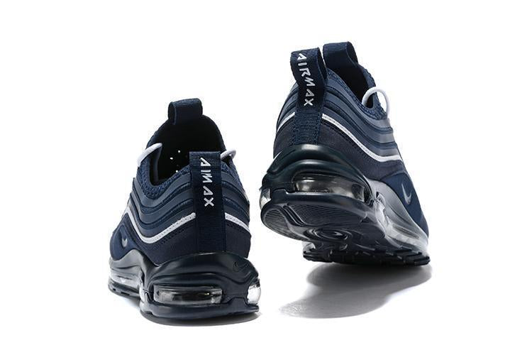 Nike Air Max 97 Dark Blue White Shoes Sale Men Size US 7, 8, 8.5, 9, 10, 11