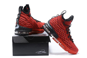 Nike Lebron XV 15 Red Black Men Shoes Sale Size US7,8,8.5,9,10,11,12