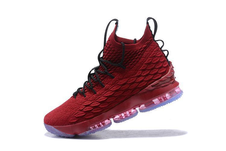 Nike Lebron XV 15 Red Bordeaux Men Shoes Sale Size US7,8,8.5,9,10,11,12