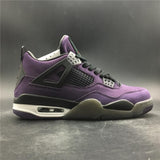 Nike Air Jordan 4 Retro Travis Scott Purple Dynasty Var Red Black Men Shoes Sale