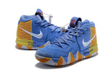 Nike Kyrie 4 Blue Yellow White Men Basketball Shoes Sale Size US 7,8,8.5,9.5,10,11,12