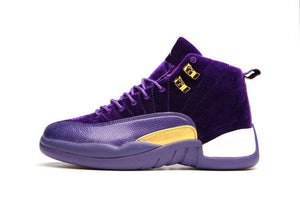 Nike Air Jordan 12 Retro Purple Velvet Shoes Basketball Men Sale