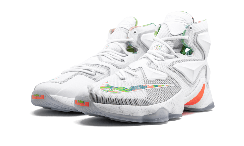 Nike Lebron 13 Wht/prpltnm/brghtmng/actngr