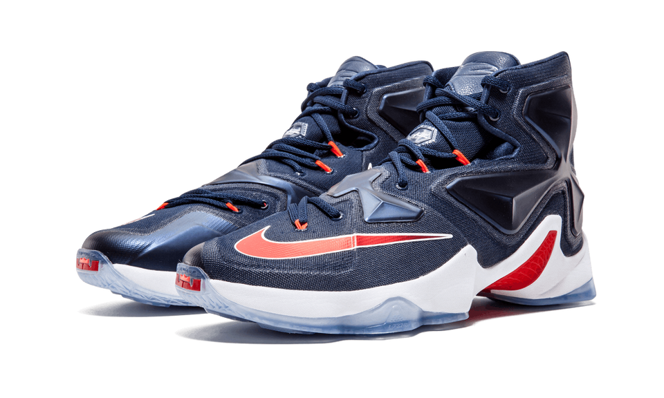 Nike Lebron 13 Mid Nvy/unvrsty Rd-white-brght