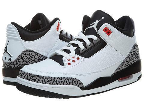 Men's Jordan 3 "infrared 23" Basketball Shoes - White