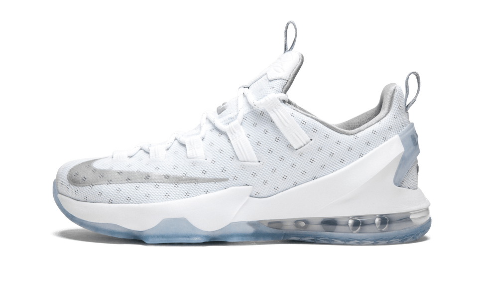 Nike Lebron 13 Low White/mtllc Silver-lt Irn Or