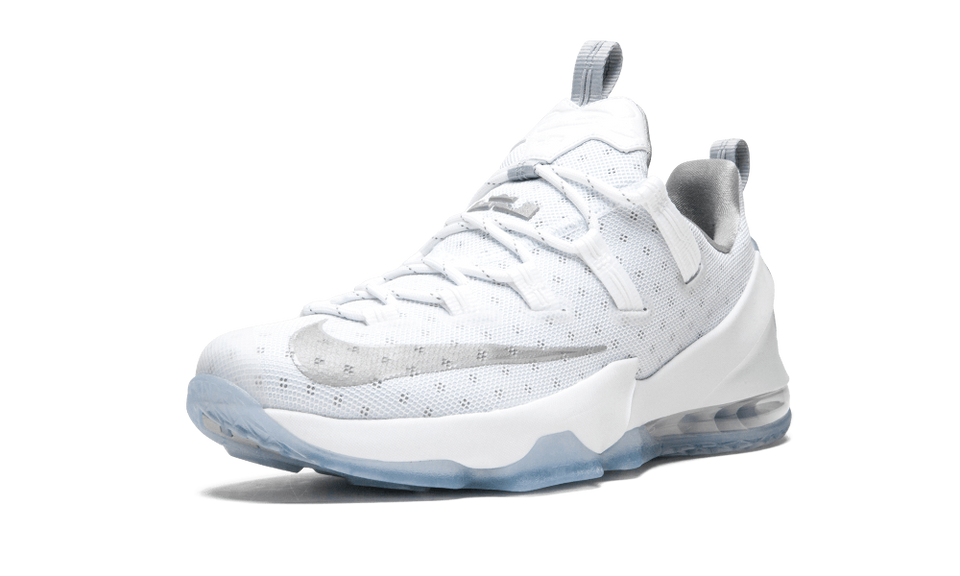 Nike Lebron 13 Low White/mtllc Silver-lt Irn Or