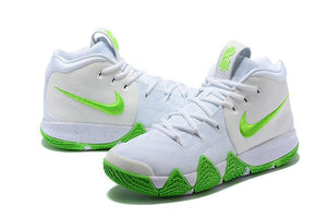 Nike Kyrie 4 White Green Men Basketball Shoes Sale Size US 7,8,8.5,9.5,10,11,12