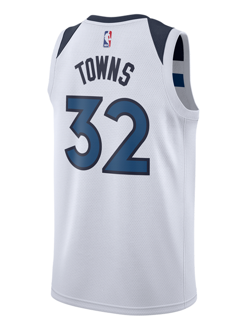 Minnesota Timberwolves KarlAnthony Towns Association Swingman Jersey  White