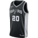 Manu Ginobili San Antonio Spurs Nike Men's Swingman Icon Jersey  Black