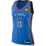 Oklahoma City Thunder Nike Women's George Icon Swingman Jersey  Blue