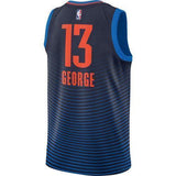Oklahoma City Thunder Nike George Statement Swingman Jersey  Navy