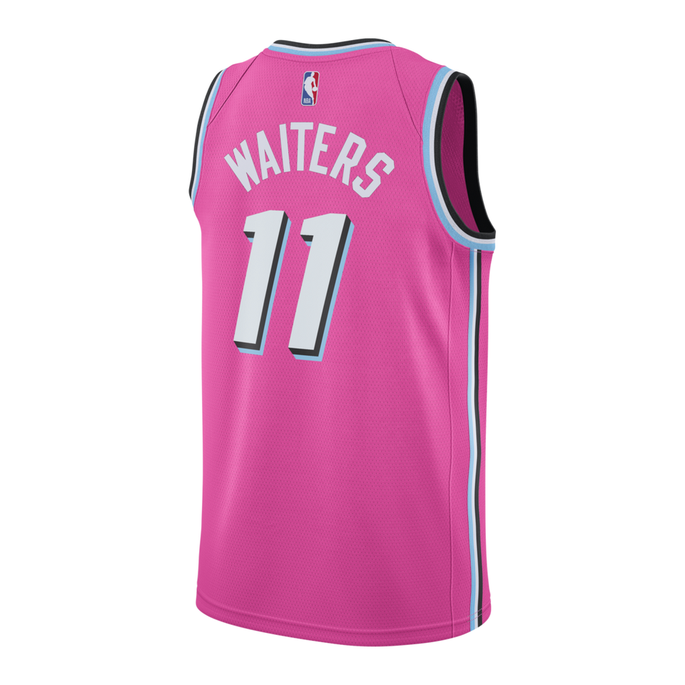 Dion Waiters Nike Sunset Vice Swingman Jersey  Pink