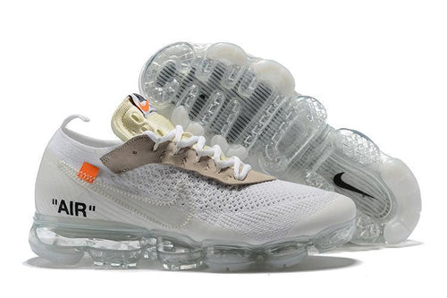 OFF WHITE x Nike Air Vapormax Part 2 White Shoes Sneakers Men Sale Size US 7, 8, 8.5, 9, 10, 11