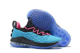 Nike Lebron XV 15 Low EP Black Light Blue Red Men Shoes Sale Size US7,8,8.5,9,10,11,12