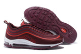 Nike Air Max 97 Ultra 17 Noble Red Wine Red White Men Shoes Sale Size US 7, 8, 8.5, 9, 10, 11