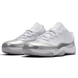 Nike Air Jordan 11 Retro Low White Metallic Silver Basketball Men