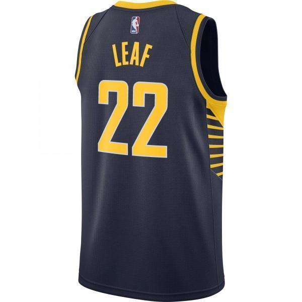 Tj Leaf Indiana Pacers Nike Icon Edition Swingman Jersey  Navy