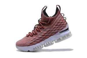 Nike Lebron XV 15 Wine Pink Men Shoes Sale Size US7,8,8.5,9,10,11,12