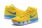 Nike Kyrie 4 Yellow Blue Men Basketball Shoes Sale Size US 7,8,8.5,9.5,10,11,12