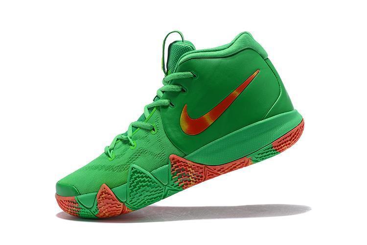 Nike Kyrie 4 Green Red Orange Men Basketball Shoes Sale Size US 7,8,8.5,9.5,10,11,12