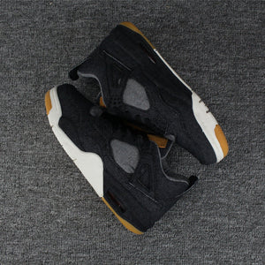 Nike Air Jordan 4 Retro Levis Black Basketball Men