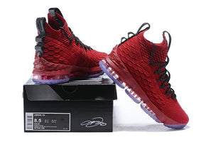 Nike Lebron XV 15 Red Bordeaux Men Shoes Sale Size US7,8,8.5,9,10,11,12