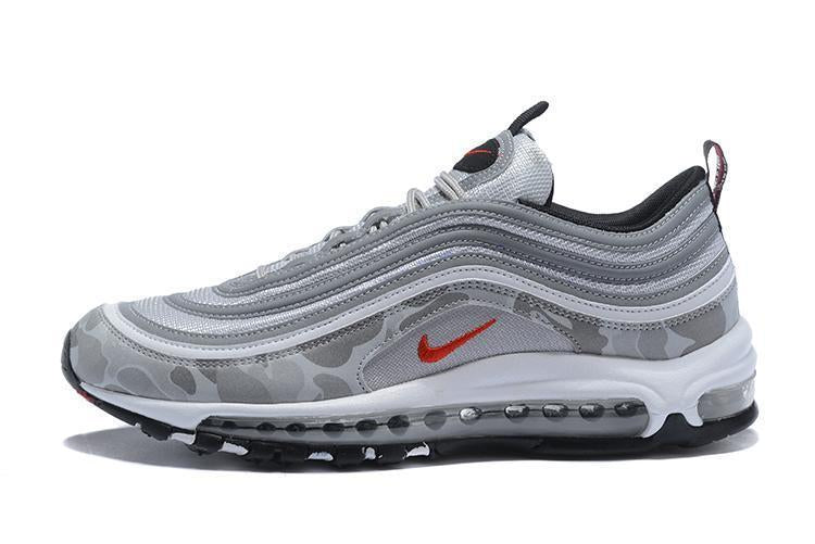 Nike Air Max 97 Camouplage Silver White Shoes Sale Size US 7, 8, 8.5, 9, 10, 11