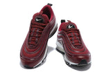 Nike Air Max 97 Wine Red White Shoes Sale Men Size US 7, 8, 8.5, 9, 10, 11