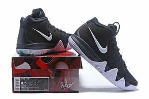 Nike Kyrie 4 Black White Men Basketball Shoes Sale Size US 7,8,8.5,9.5,10,11,12