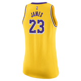 Los Angeles Lakers Women's LeBron James  Icon Edition Swingman Jersey  Gold