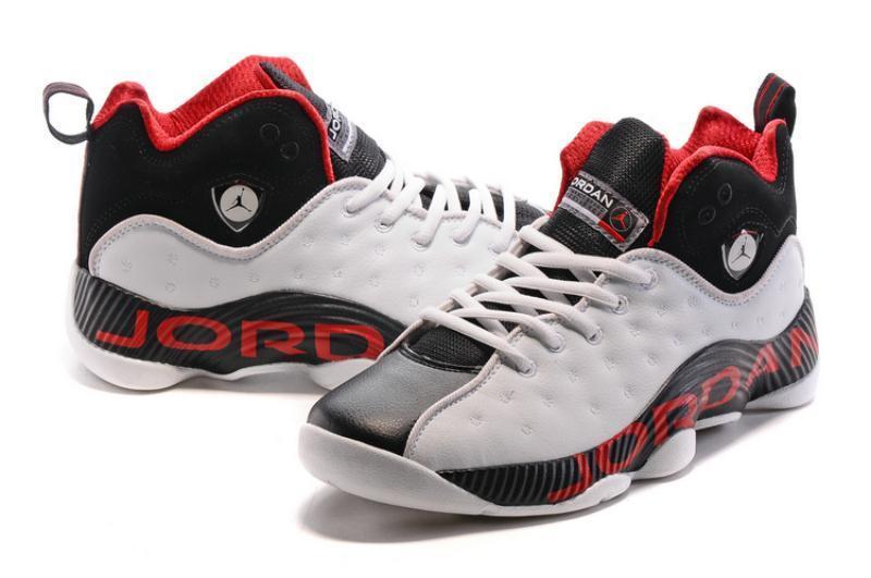 Nike Air Jordan Jumpman Team II White/Red/Black Shoes Basketball Men