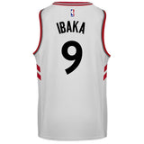 Raptors Adult Swingman Association Jersey  Ibaka  White