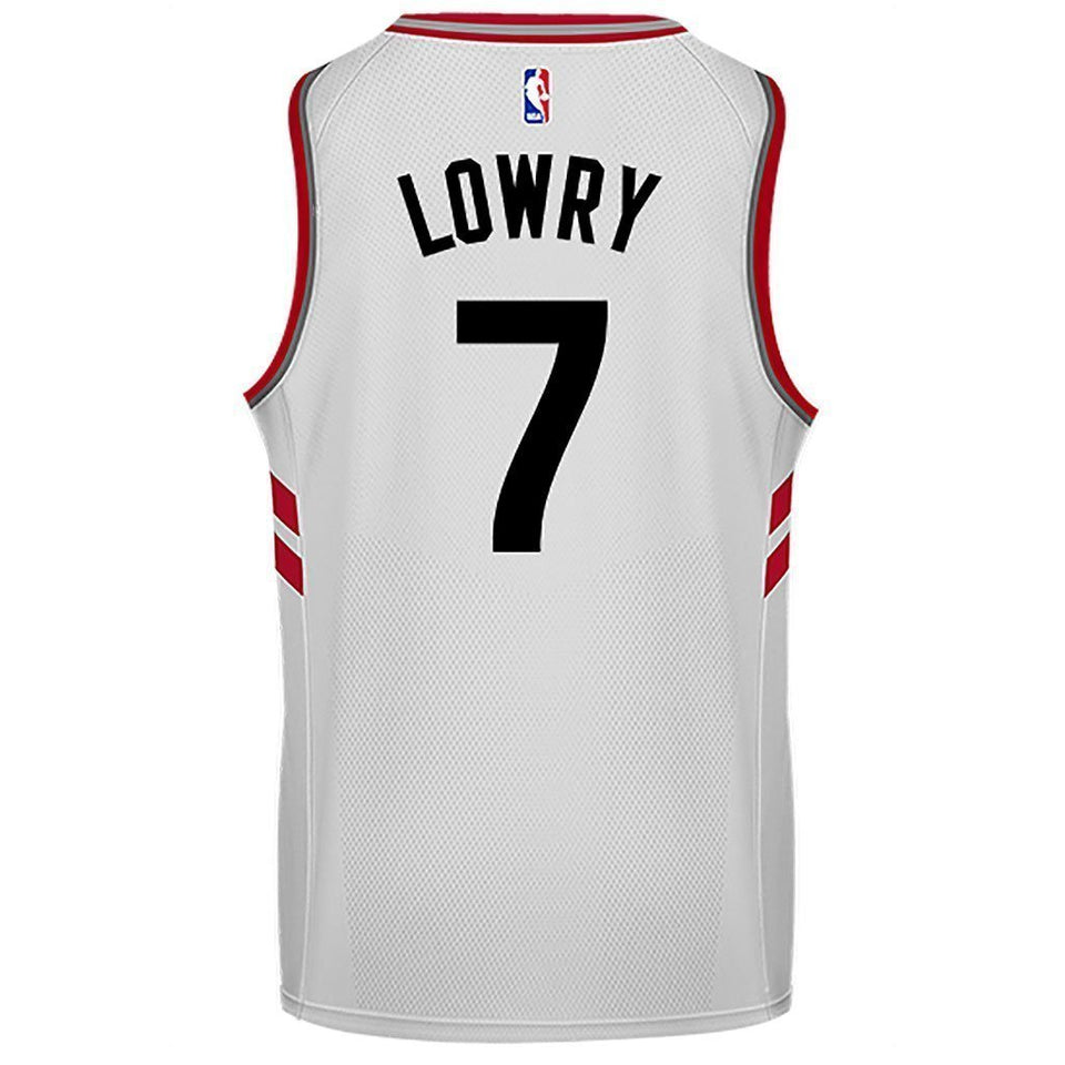 Raptors Adult Swingman Icon Jersey  Lowry  White