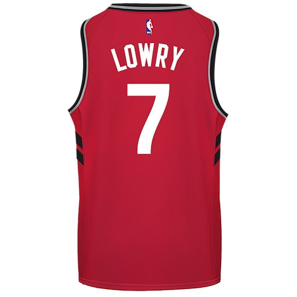 Raptors Adult Swingman Icon Jersey  Lowry  Red