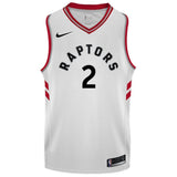 Raptors Adult Swingman Association Jersey  Leonard  White
