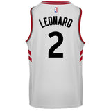 Raptors Adult Swingman Association Jersey  Leonard  White