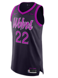 Minnesota Timberwolves City Edition Andrew Wiggins Authentic Jersey  Black