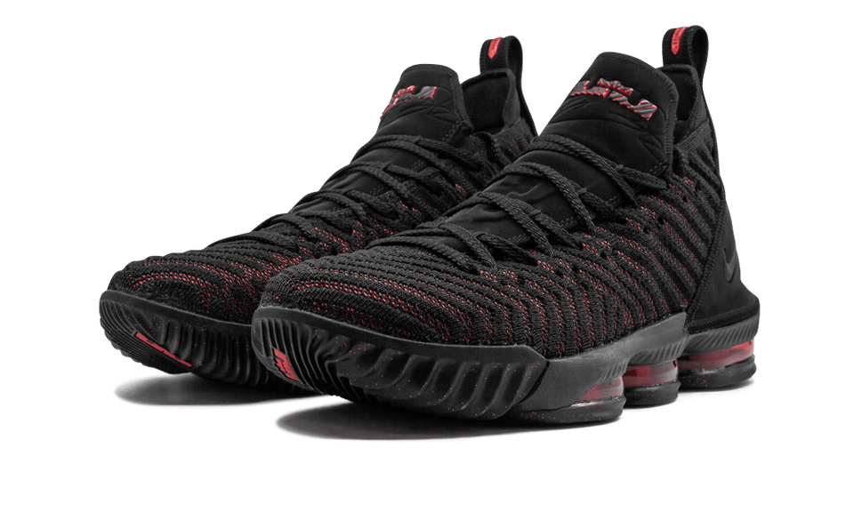 Nike Lebron Xvi Black/black-university Red